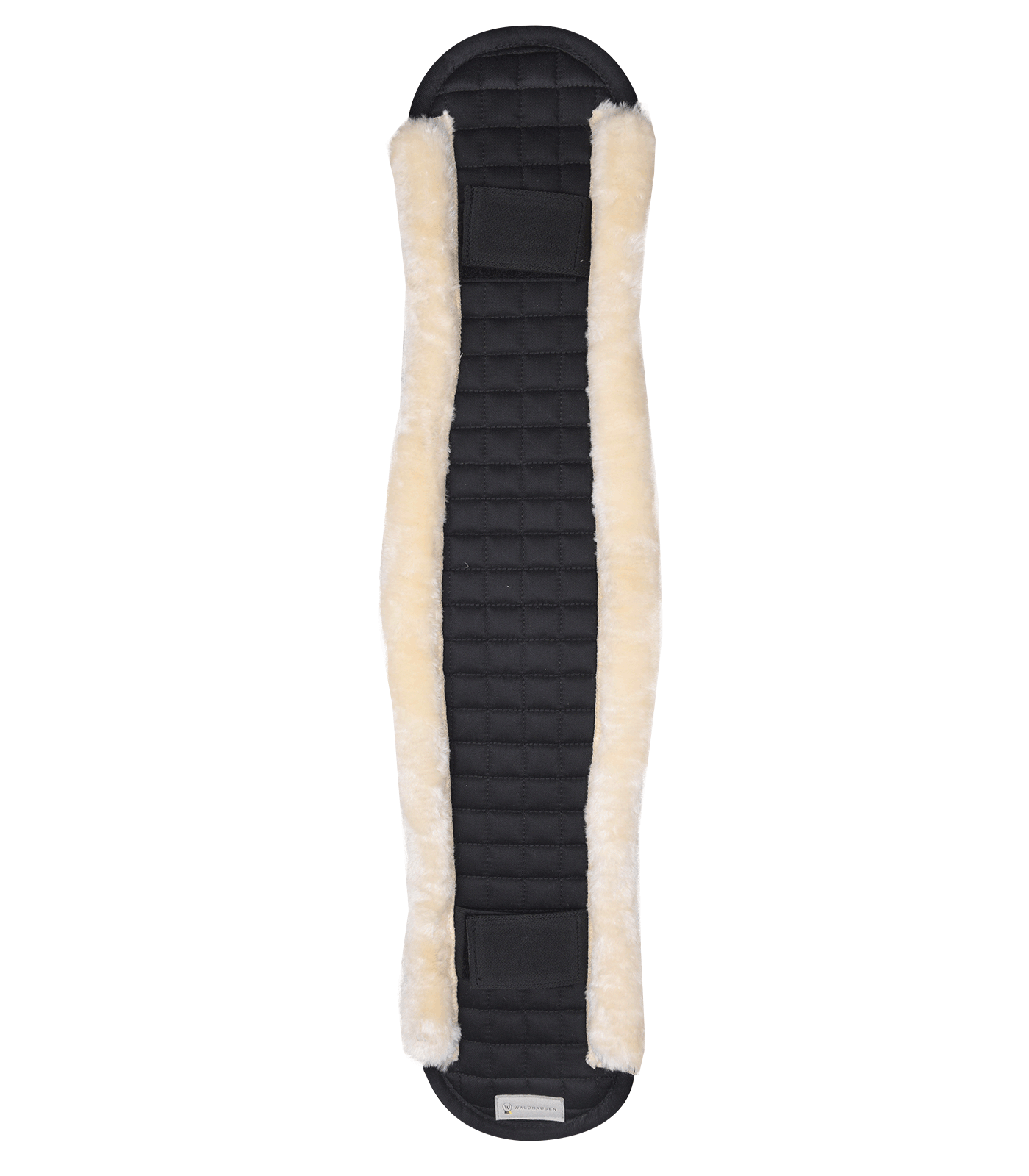 Waldhausen Synthetic Fur Pad for Lunging Girth #colour_black