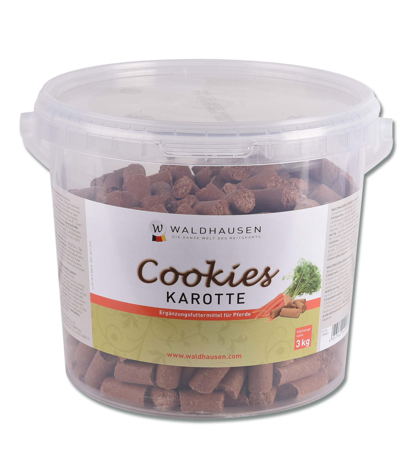 Waldhausen Horse Cookies 3kg Positive Reinforcement Treats For Horses