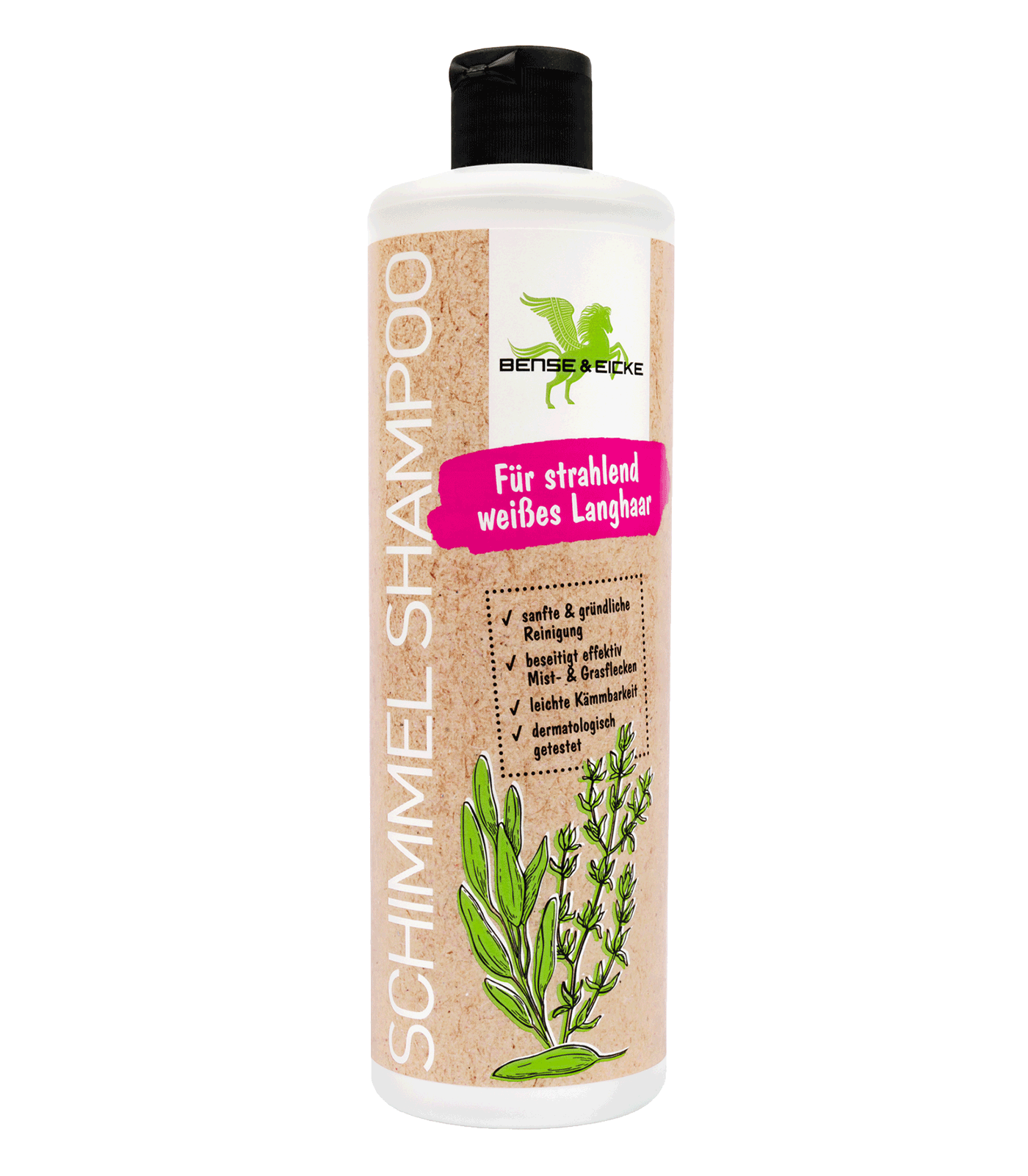 Bense & Eicke White Horse Shampoo For Shiny Coat and Gentle Cleansing