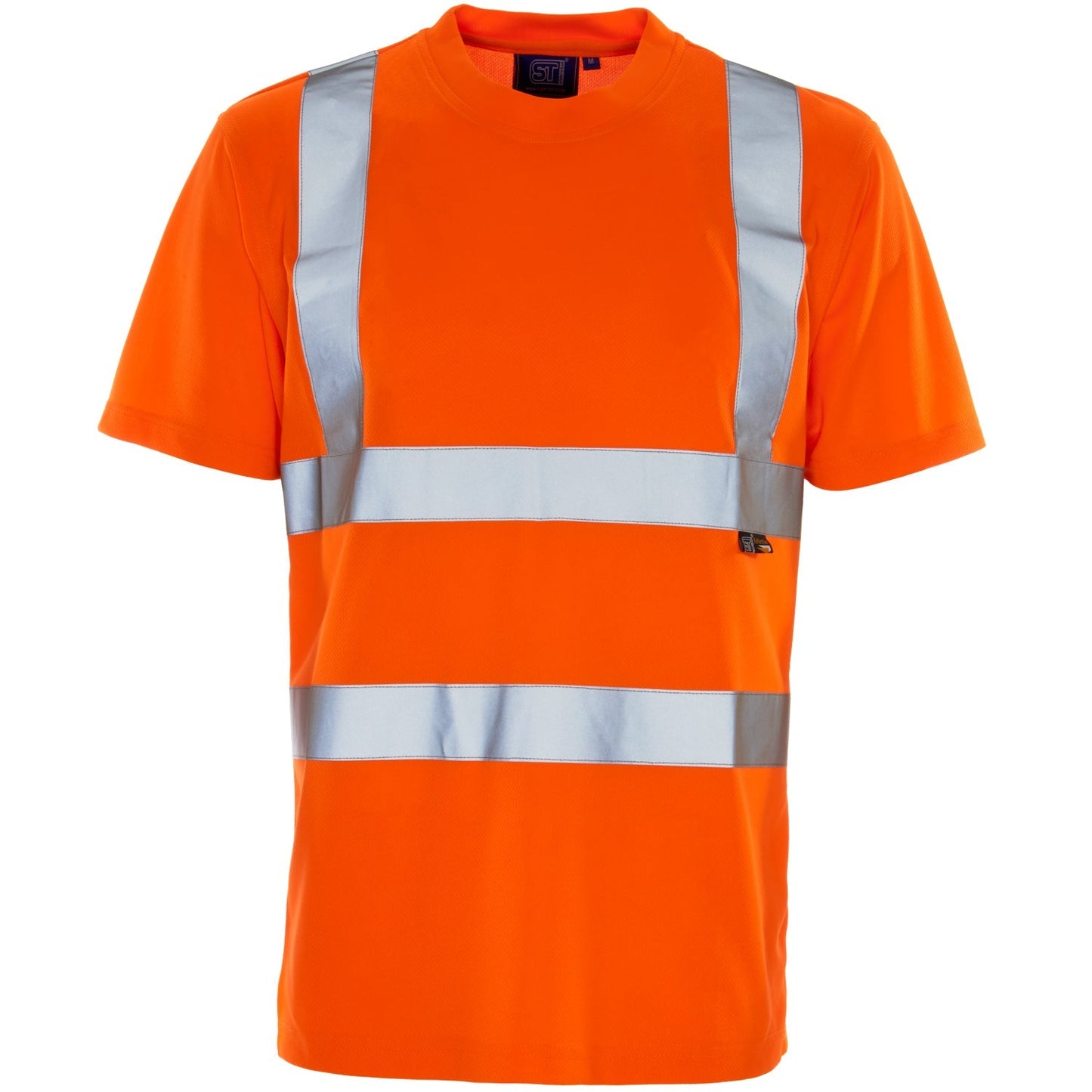 Supertouch Hi Vis Orange T-Shirt UPF 40+ UV Protection 100% Polyester