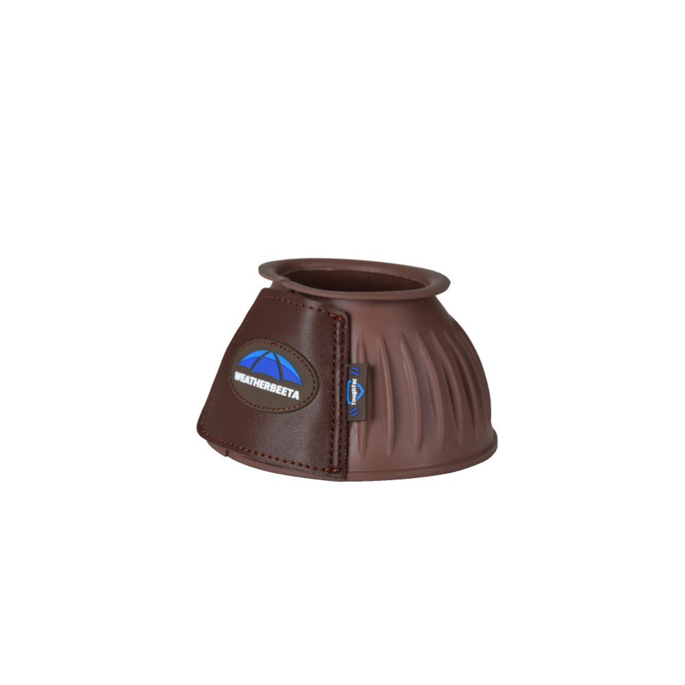 Weatherbeeta Tough-Tec Prime Rubber Bell Boots #colour_brown-brown