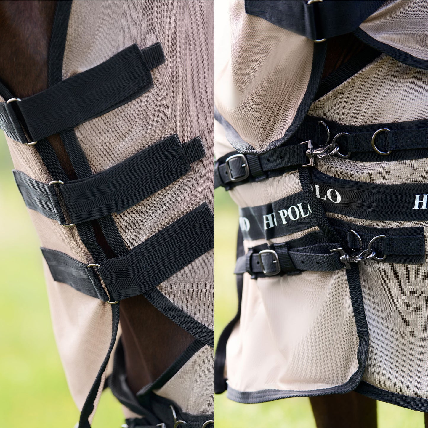 HV Polo Horse Nena Fly Blanket For Horses With Detachable Neck and Belly Flap