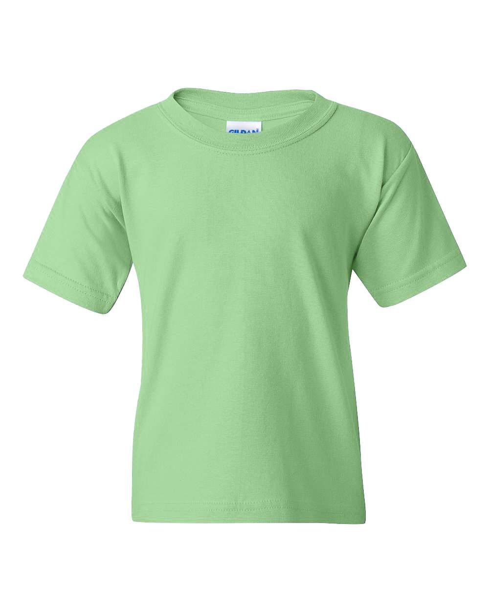 Gildan Heavy Cotton Youth T-Shirt Mint Green Soft Durable Pre-Shrunk 100% Cotton