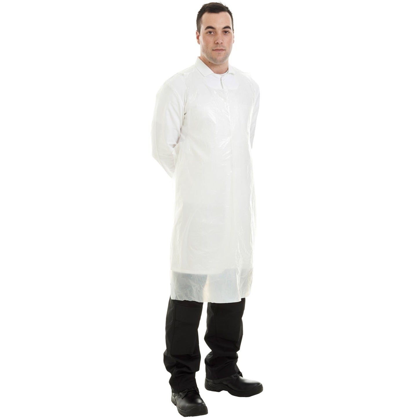 Supertouch 20 Micron PE Aprons on a Roll 69cm Colour-Coded Protection 200pcs