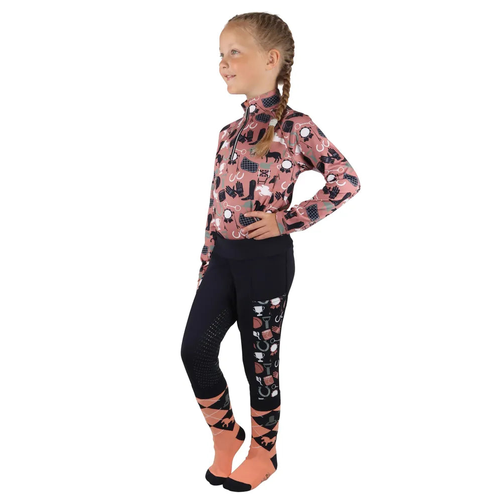 Little Rider Pony Passion Base Layer By Kids Equestrian Clothing
