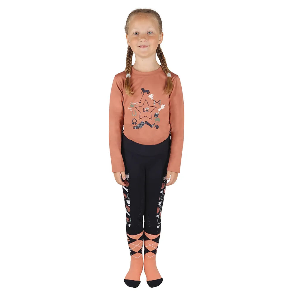 Little Rider Pony Passion Riding Tights By With Silicone Full Seat and Pocket