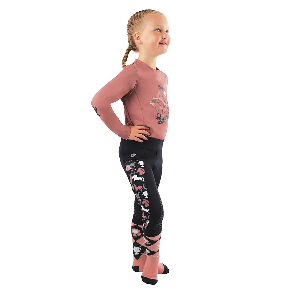 Little Rider Pony Passion Riding Tights By With Silicone Full Seat and Pocket