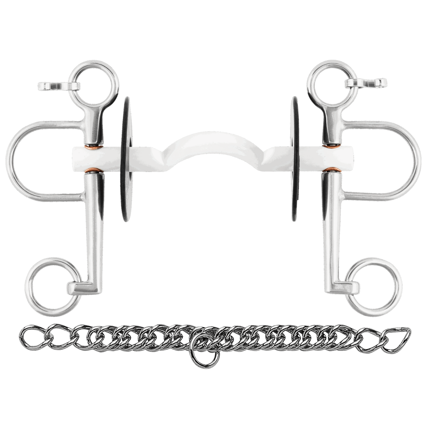 Sprenger Horse Nathe Pelham Hard Mullen Mouth 15mm With 7cm Port Cheeks Bit