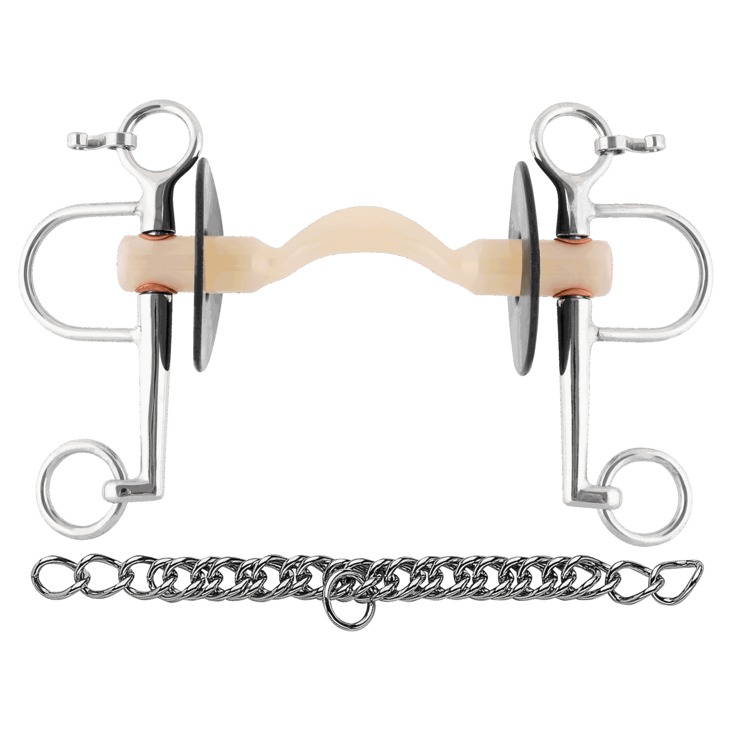 Sprenger Horse Nathe Pelham 20mm With Soft Mullen Mouth Port & Long Cheeks Bit