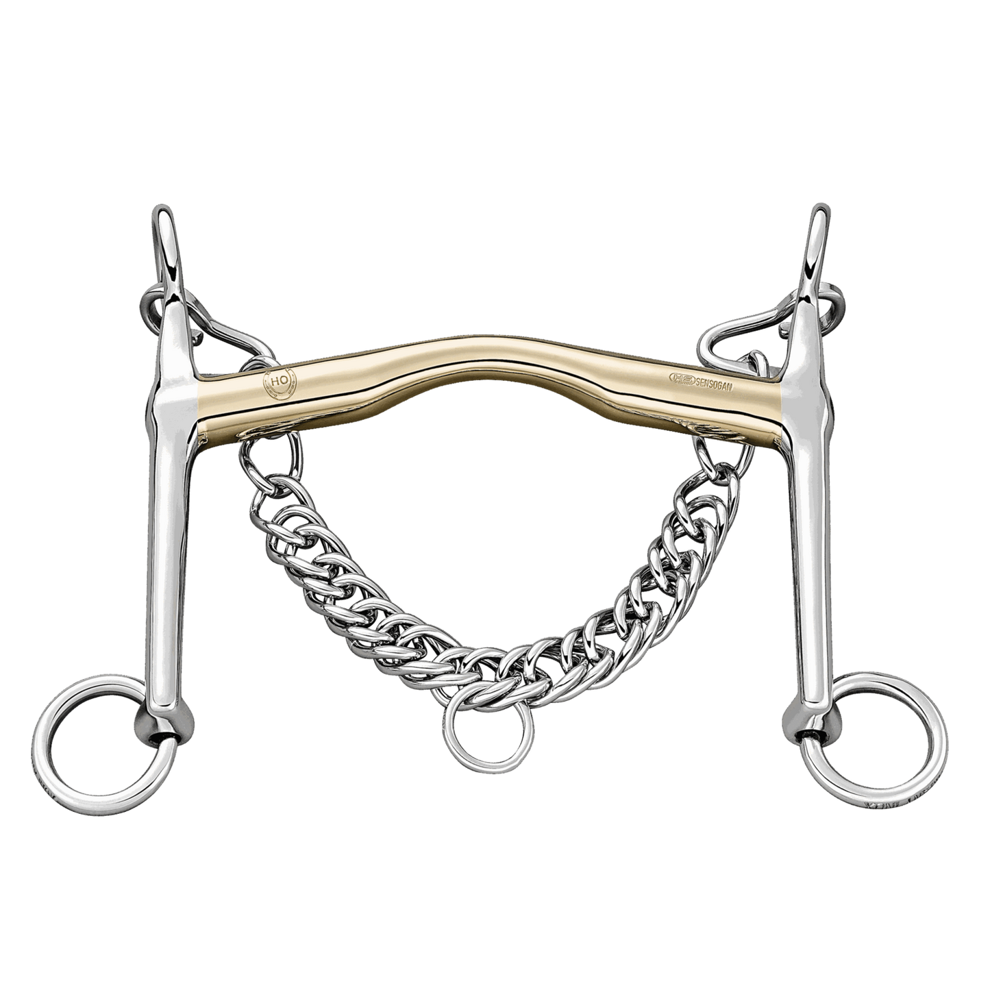 Sprenger Horse HO Weymouth 14mm Sensogan Bit Slanting Mouthpiece For Horses