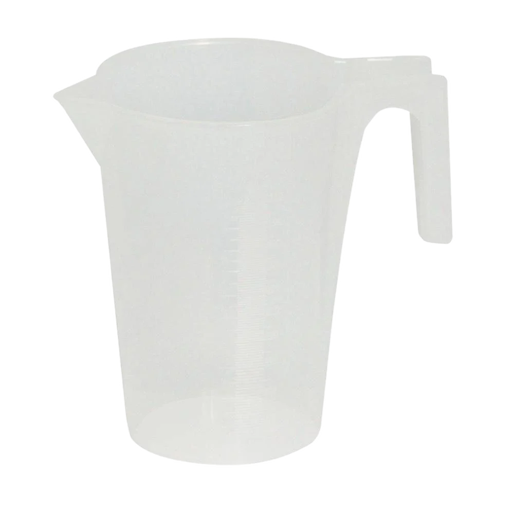 Silverline Measuring Jug 1L Polyethylene with Metric Graduations and Pouring Lip