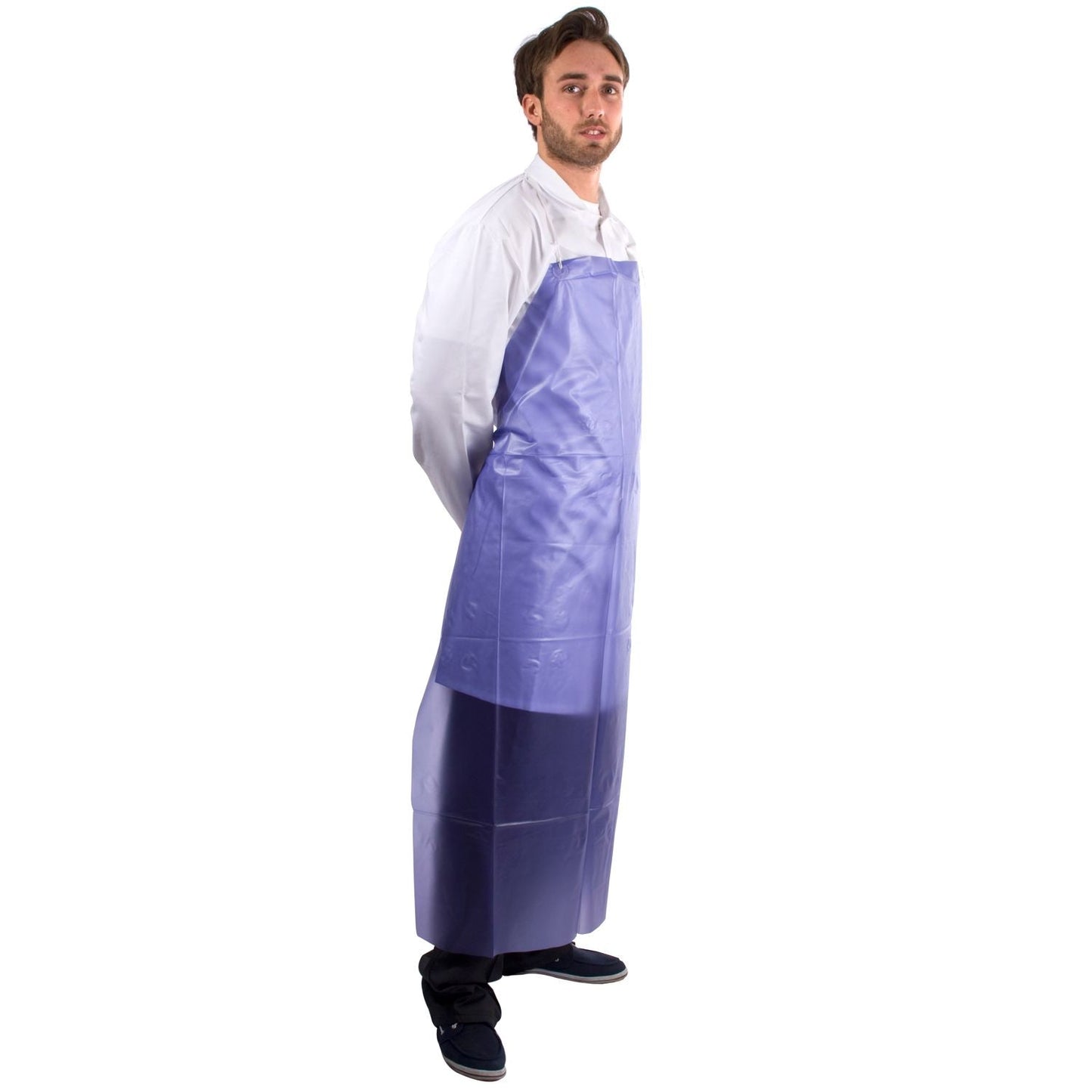 Supertouch PVC Aprons 0.35mm Smooth Neck Cord Non Metal Eyelets 25 Bags