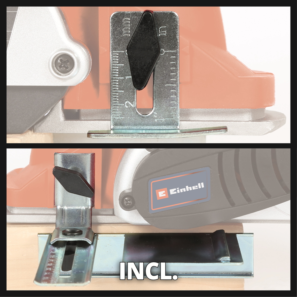 Einhell TE-PL 900 900W Hand-Held Planer 82mm with TCT Knife & Parallel Guide