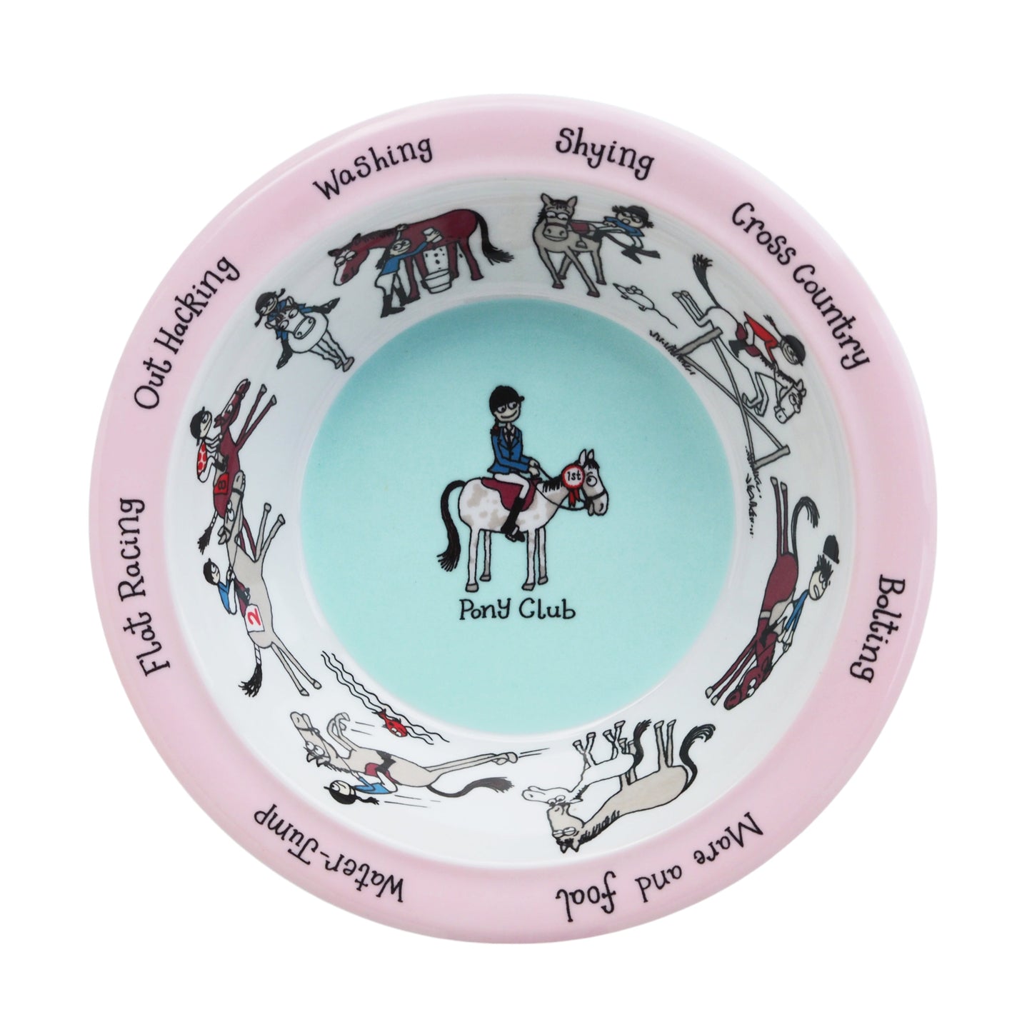 HY Tyrrell Katz Horse Bowl By Equestrian Children's Tableware Dishwasher Safe