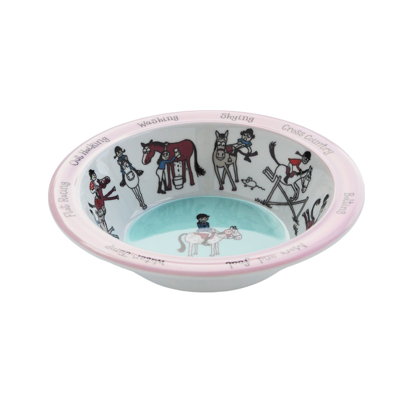 HY Tyrrell Katz Horse Bowl By Equestrian Children's Tableware Dishwasher Safe