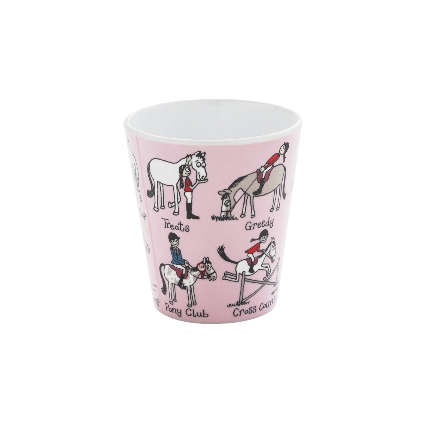 HY Tyrrell Katz Horse Beaker By Equestrian Children's Tableware Melamine