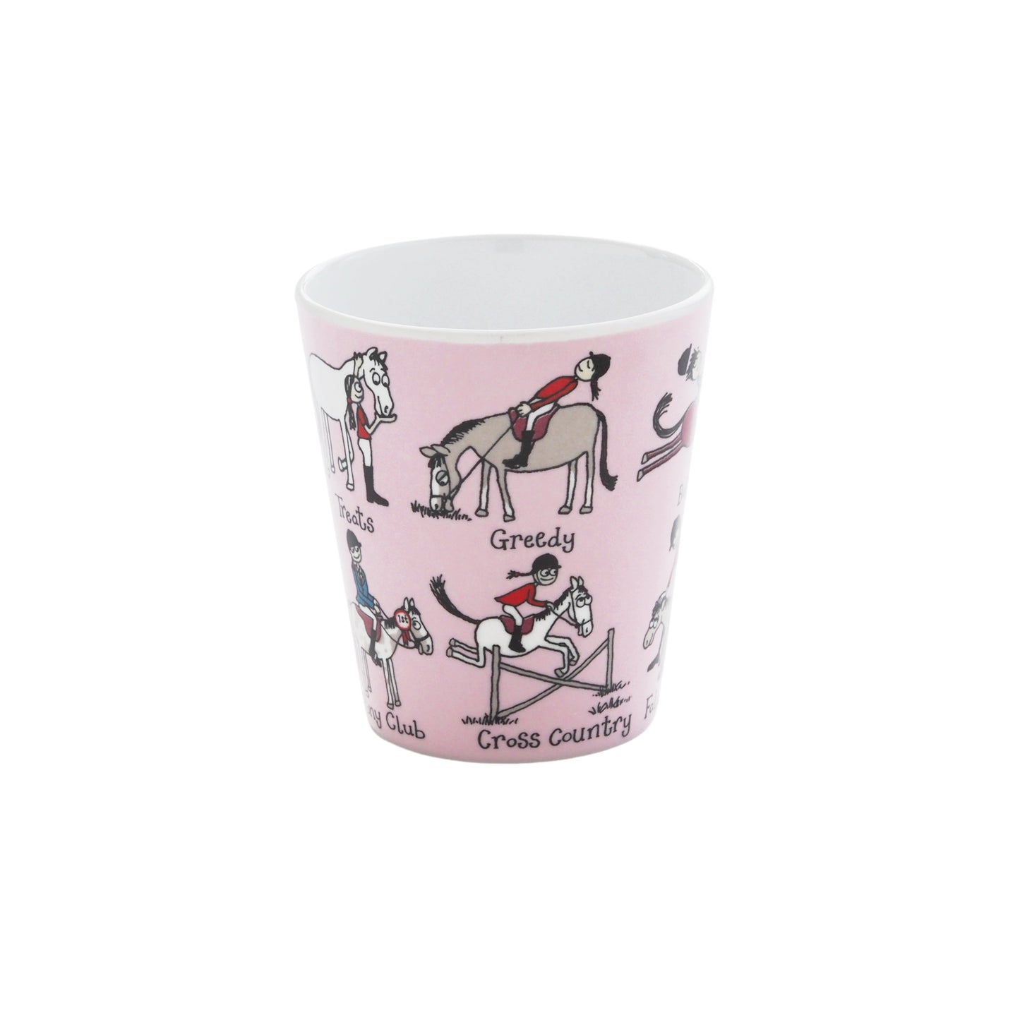 HY Tyrrell Katz Horse Beaker By Equestrian Children's Tableware Melamine