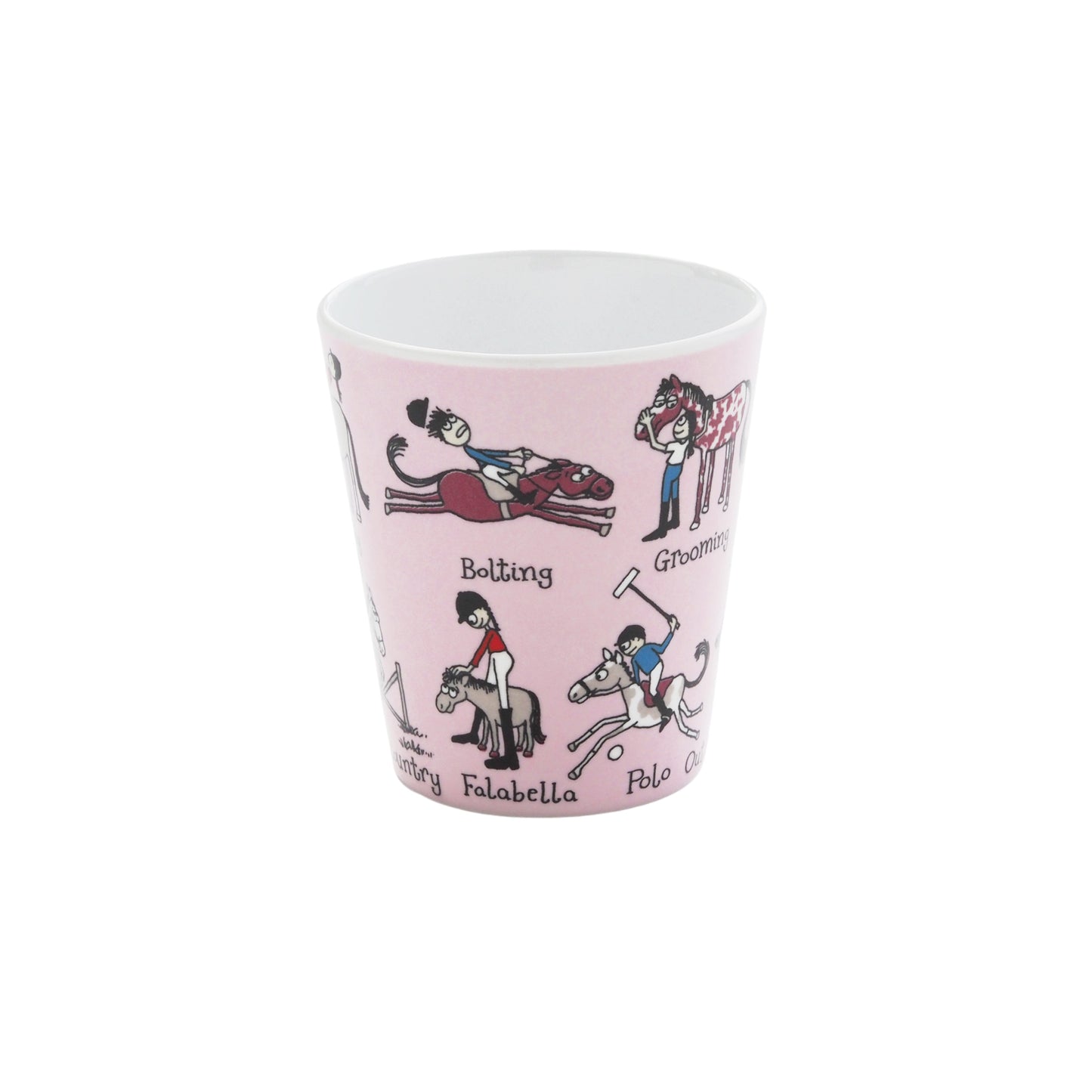 HY Tyrrell Katz Horse Beaker By Equestrian Children's Tableware Melamine