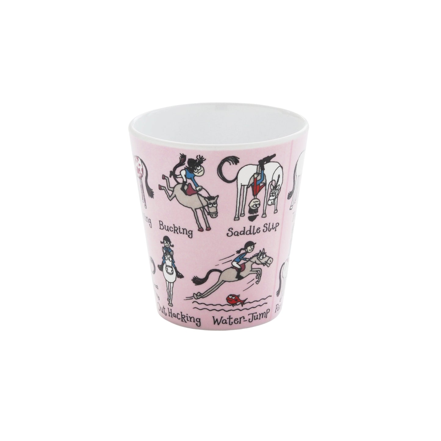 HY Tyrrell Katz Horse Beaker By Equestrian Children's Tableware Melamine