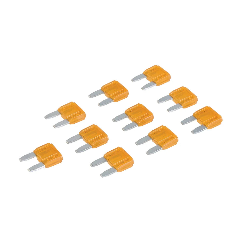 Silverline Mini Blade Fuses 10 Pack 32V DC 5A Automotive Nylon Casing