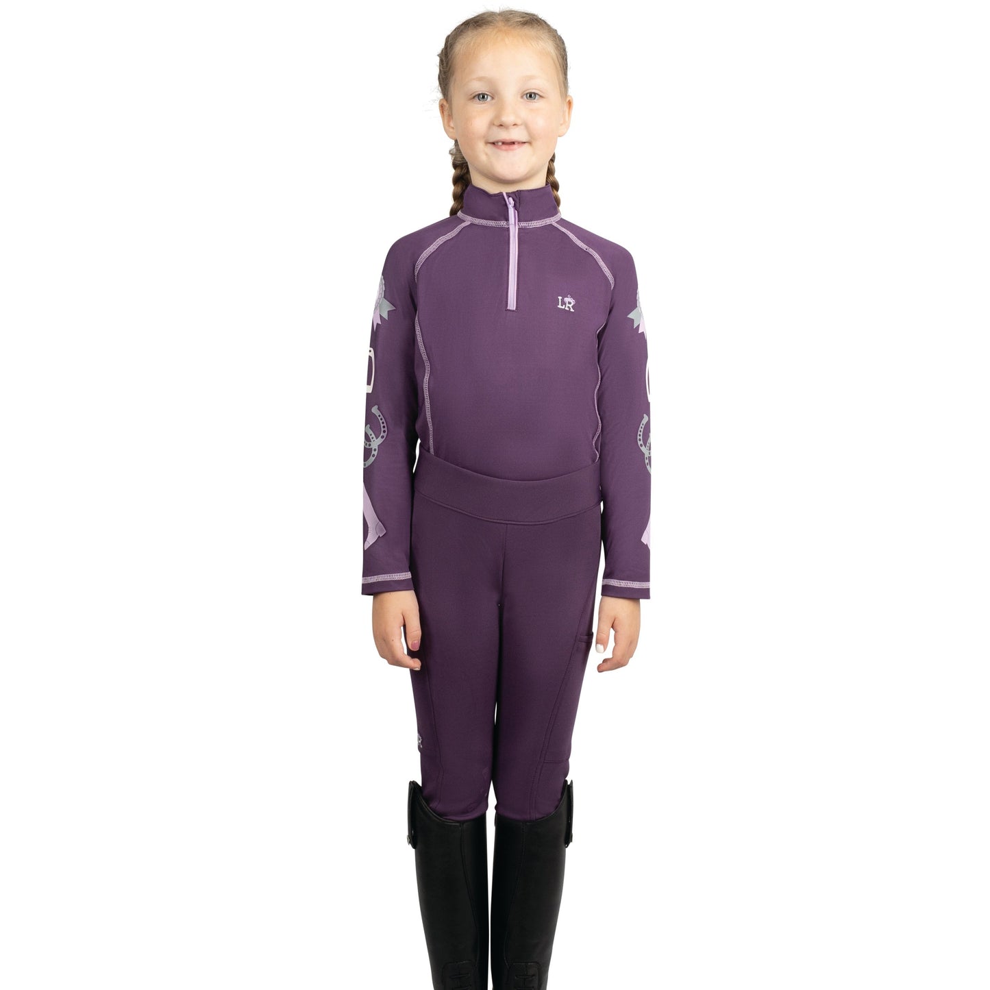 Little Rider Giddy Up Gymkhana Riding Tights By With Silicone Knee Grip