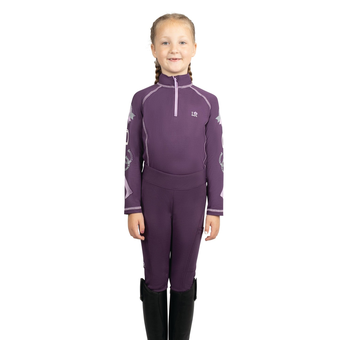 Little Rider Giddy Up Gymkhana Base Layer By Equestrian Riding Top