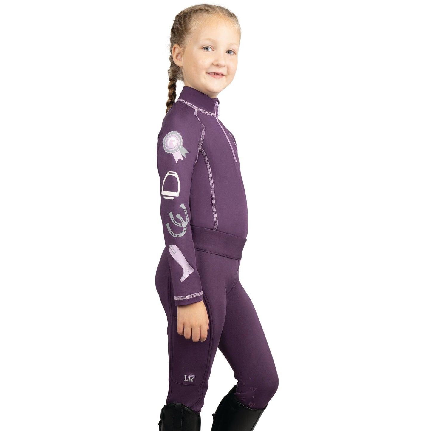 Little Rider Giddy Up Gymkhana Riding Tights By With Silicone Knee Grip