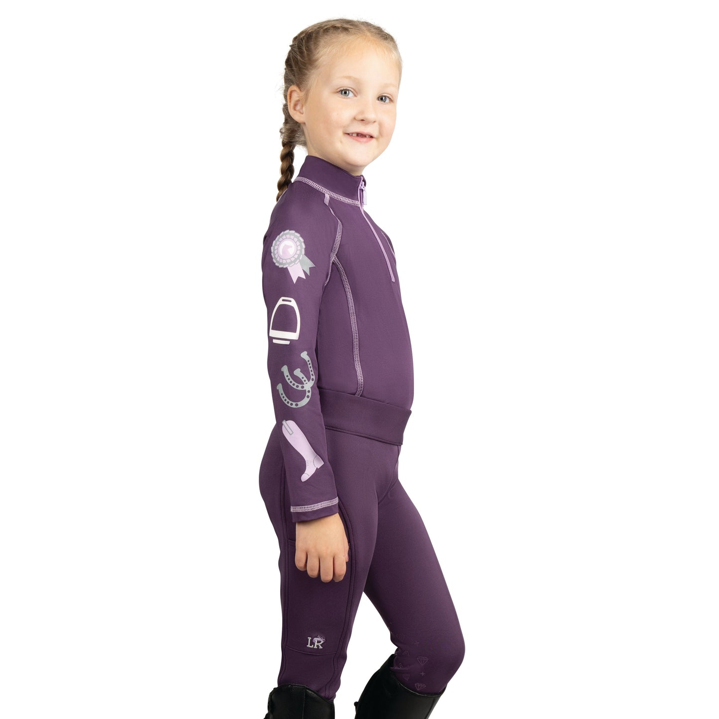 Little Rider Giddy Up Gymkhana Base Layer By Equestrian Riding Top