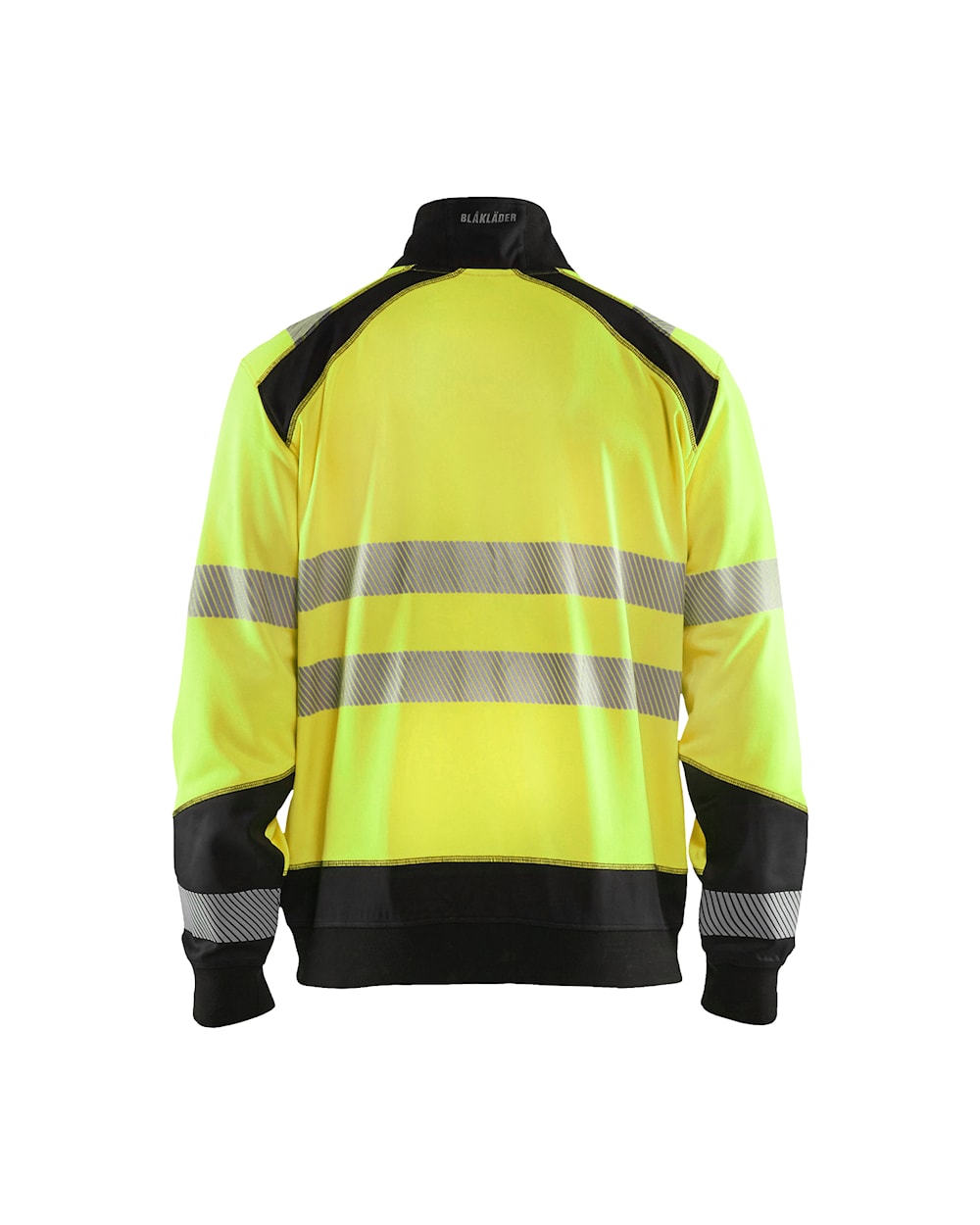Blaklader Hi-Vis Full Zip Sweatshirt 3558 Yellow Reflective Safety Workwear