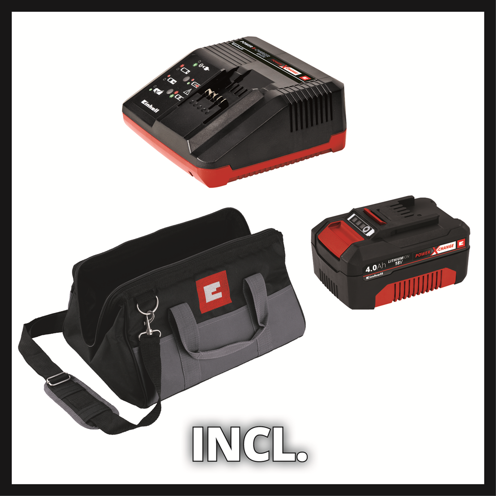 Einhell 18V Brushless Impact Driver Kit with 4.0Ah Battery & Charger