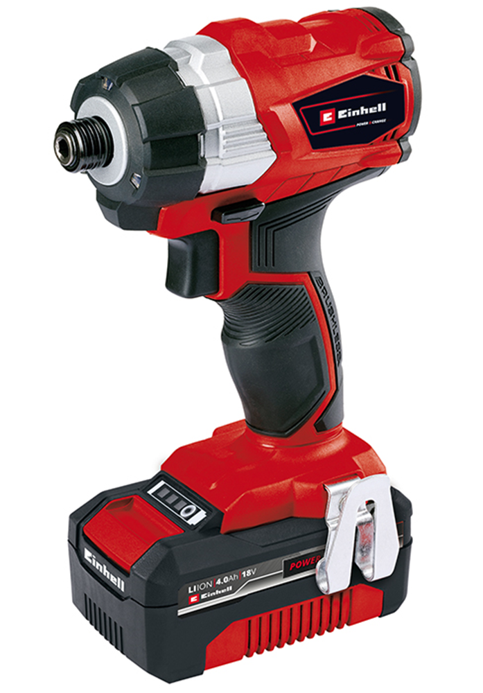 Einhell 18V Brushless Impact Driver Kit with 4.0Ah Battery & Charger