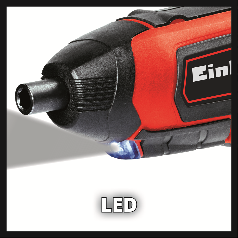 Einhell 3.6V Cordless Screwdriver Kit with Magnetic Bit Holder & LED Light