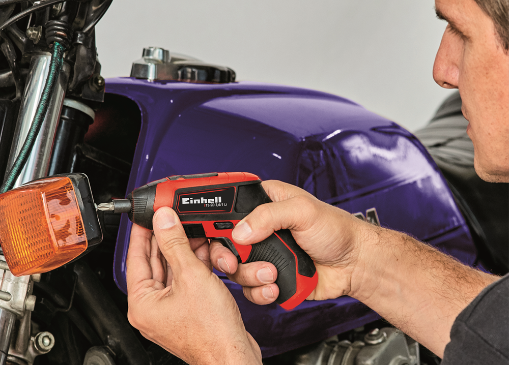 Einhell 3.6V Cordless Screwdriver Kit with Magnetic Bit Holder & LED Light