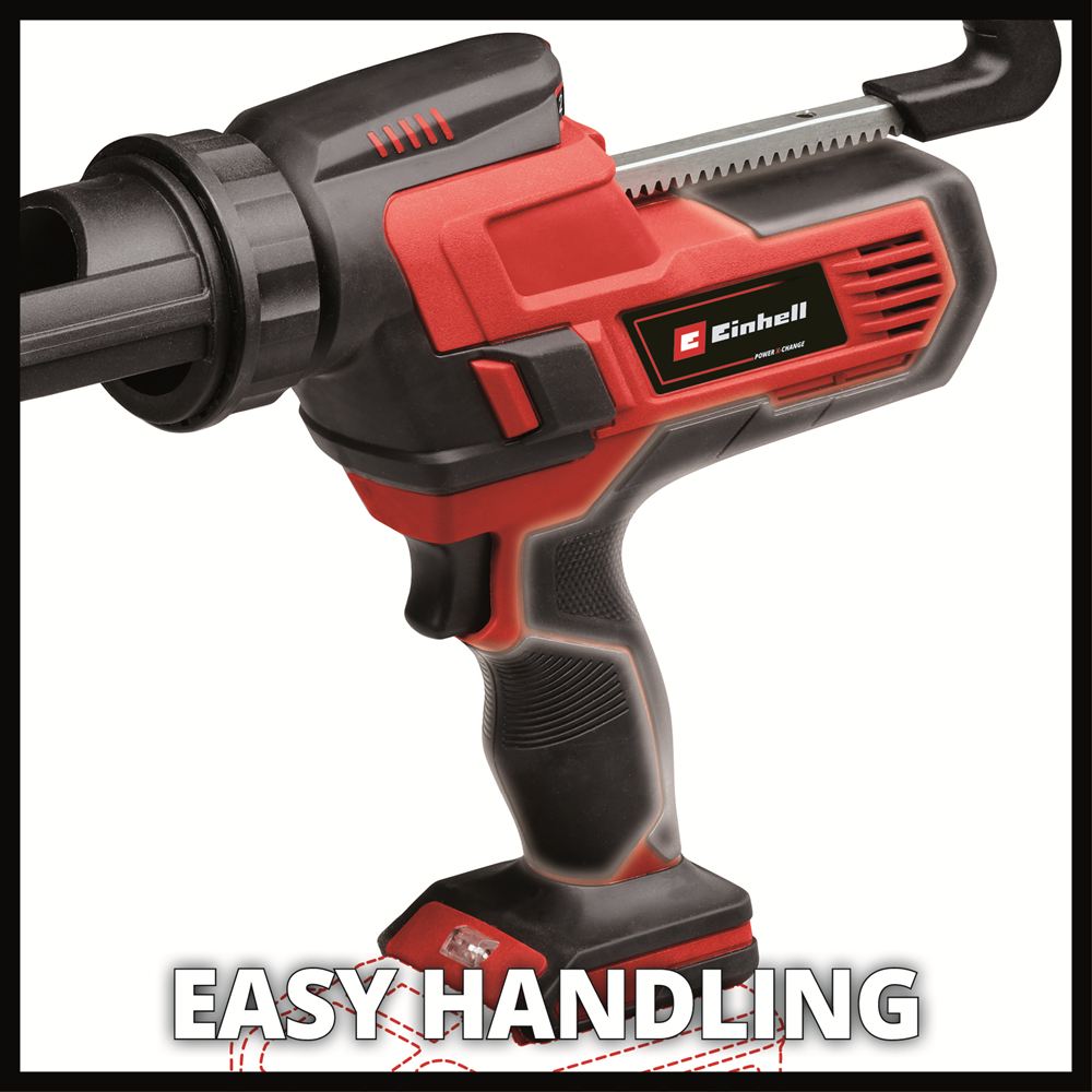 Einhell Power X-Change 18V Caulking Gun 2000N Adjustable Speed LED Ergonomic