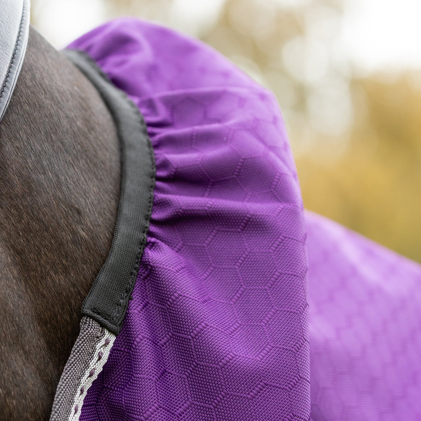 HY Horse DefenceX Shield 0g Turnout Rug With Detachable Neck Waterproof Ripstop
