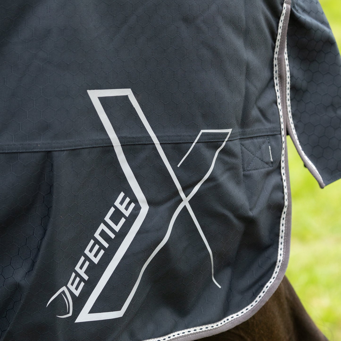 HY Horse DefenceX Shield 200g Turnout Rug With Detachable Neck Waterproof