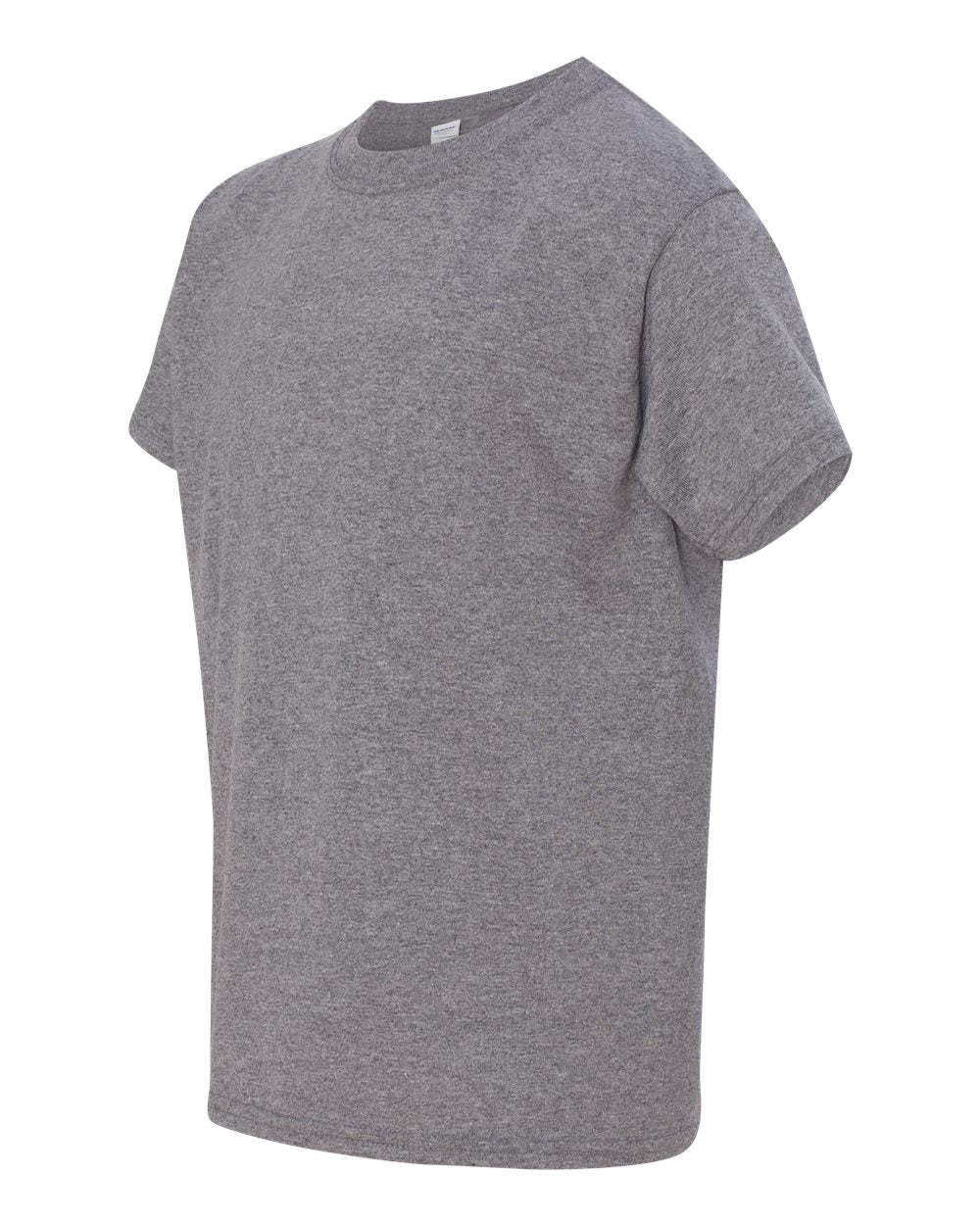 Gildan Heavy Cotton Youth T-Shirt Graphite Heather Soft Durable 100% Cotton