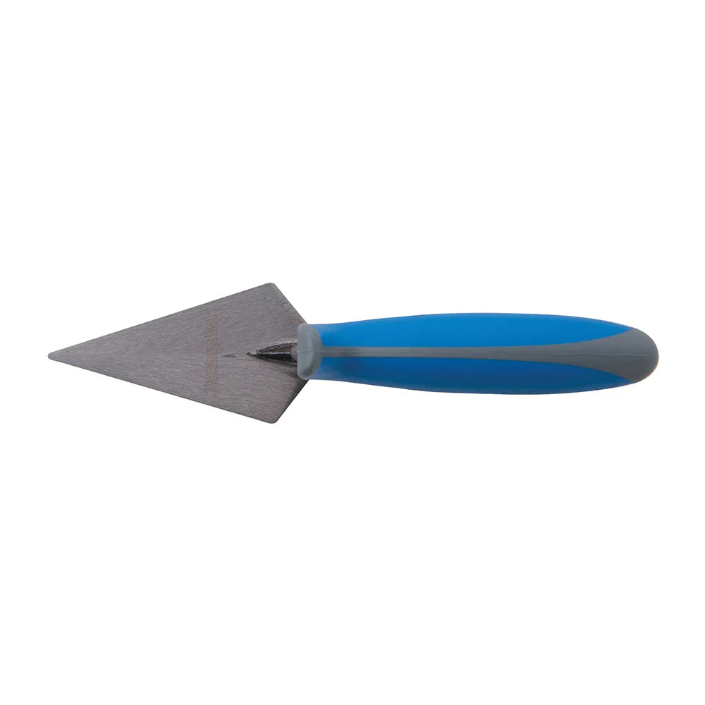 Silverline Soft-Grip Pointing Trowel 125x65mm Hardened Steel for Brick Paving