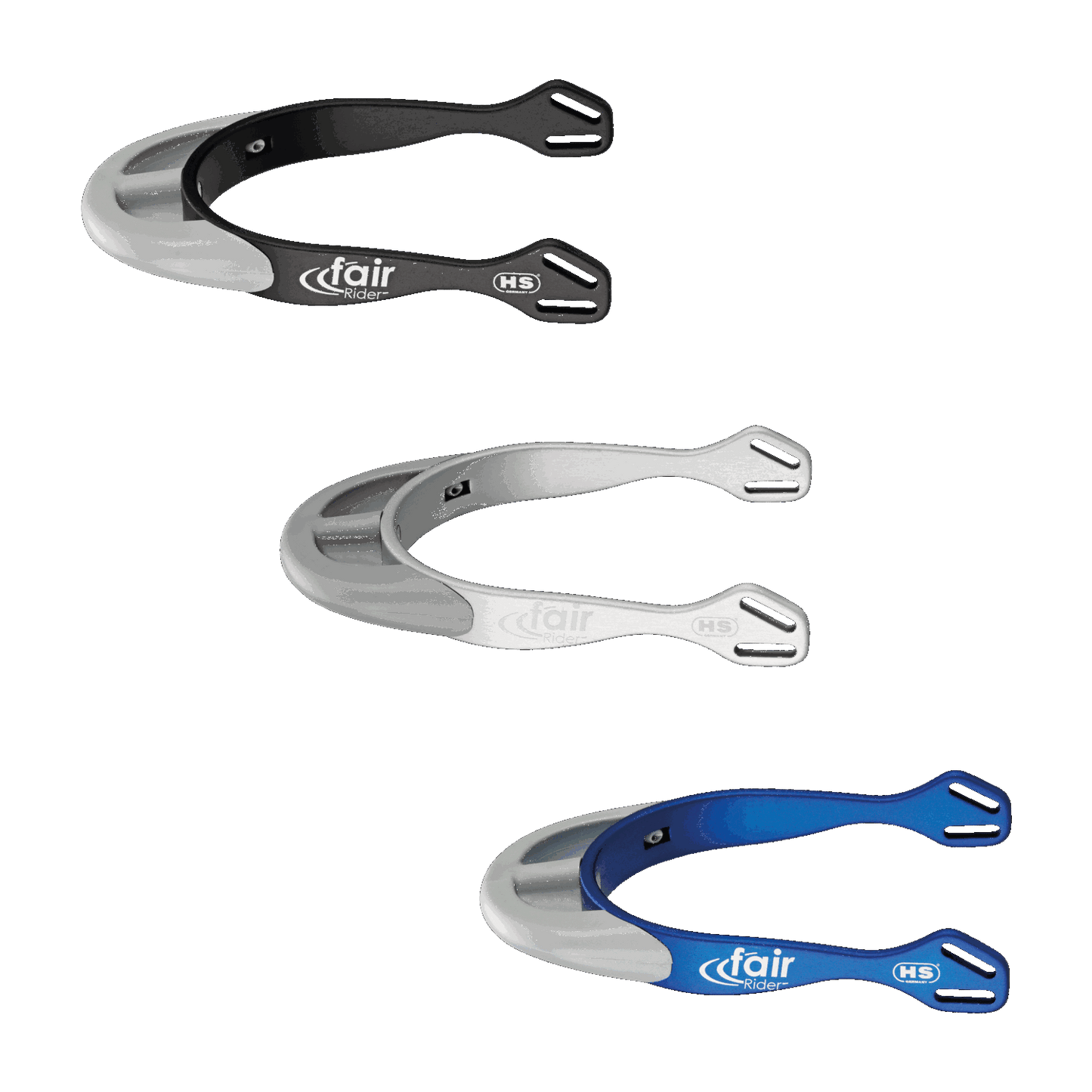 Sprenger Horse Fairrider Rounded Neck Spurs for Gentle Training Comfort