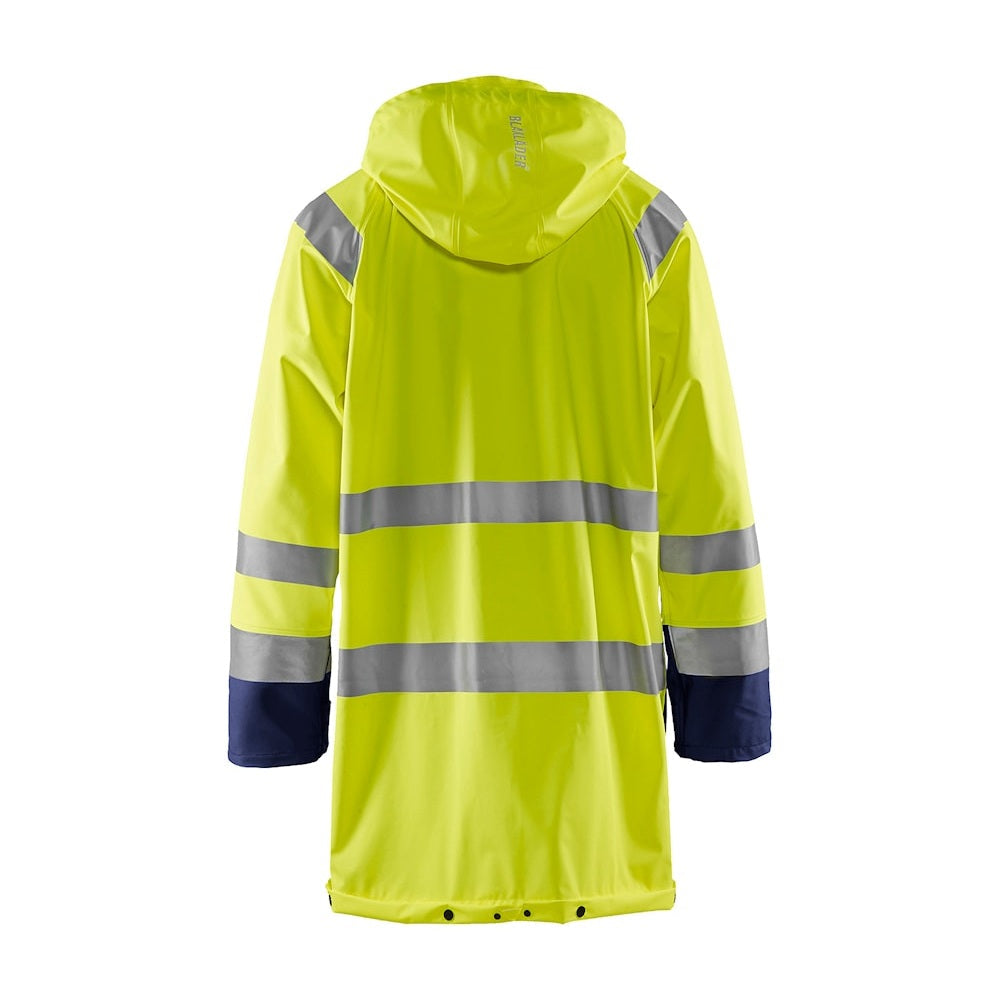 Blaklader Hi-Vis Rain Jacket Level 1 4324 Waterproof Breathable Safety Gear
