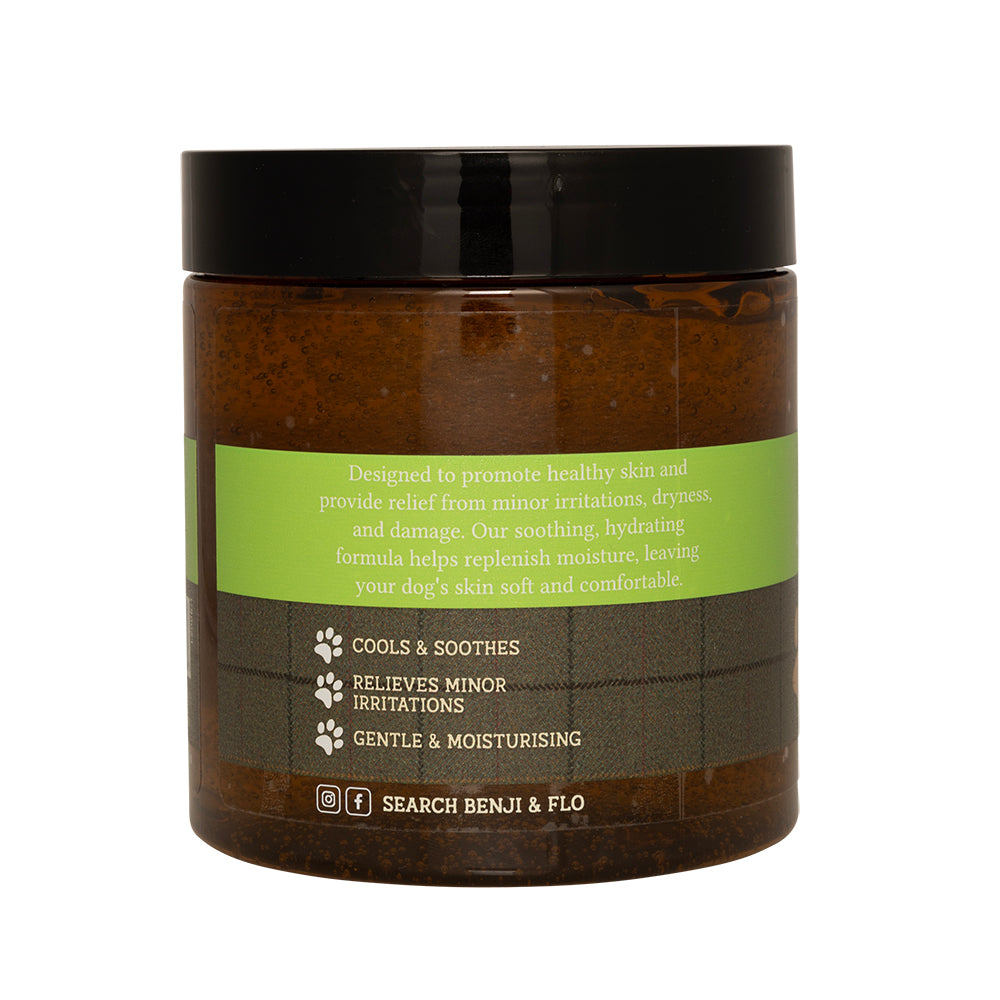 HY Benji & Flo Soothing Aloe Vera Gel for Healthy Dog Skin Relief