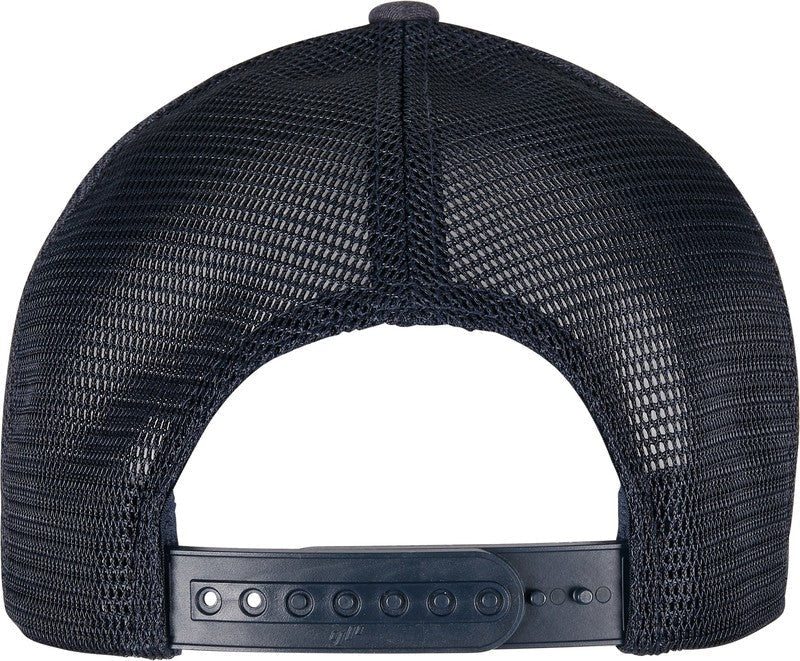 Flexfit By Yupoong 110 Melange Trucker Cap Snapback Adjustable Six-Panel