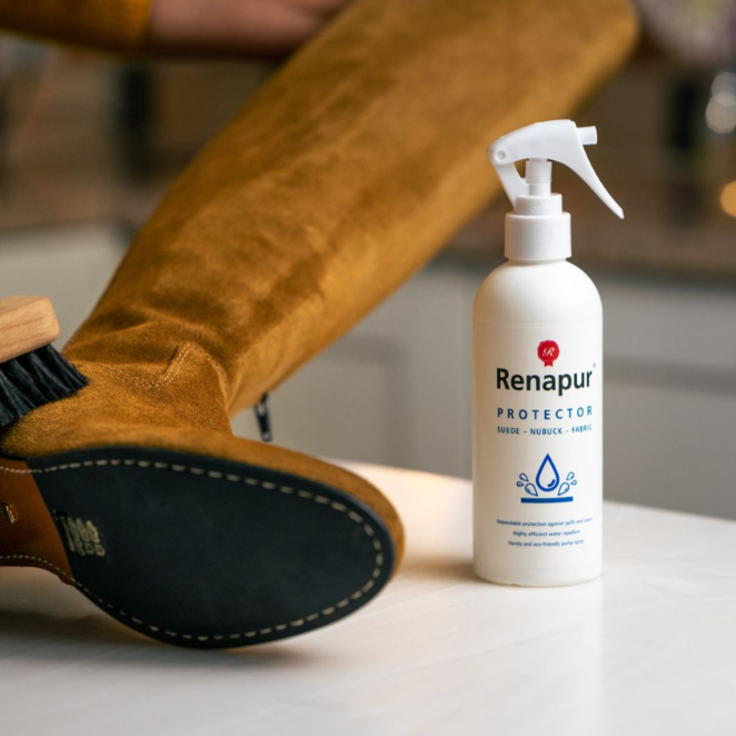 Renapur Suede Protector Eco Friendly Waterproof Spray Eco-Friendly For Fabrics