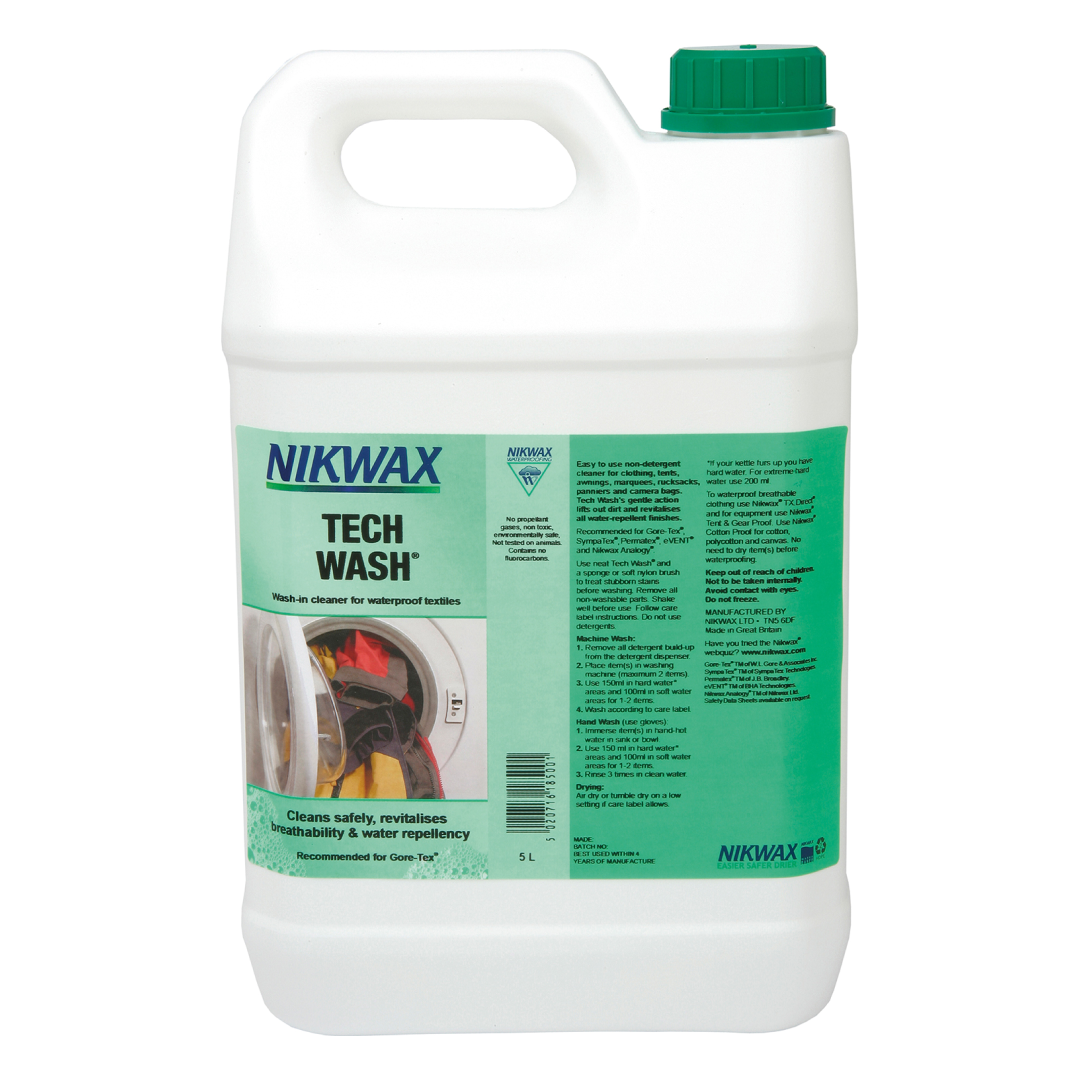 Nikwax Tech Wash Cleaner for Outdoor Clothing and Synthetic Gear 300ml