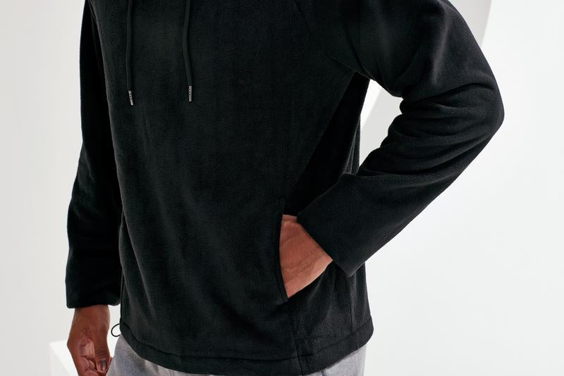TriDri Microfleece Hoodie with Concealed Pockets and Adjustable Hem - Soft Fit