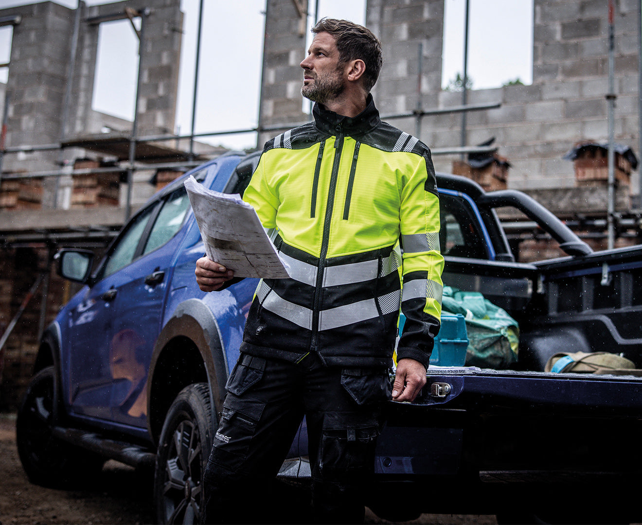 Regatta Professional Hi-Vis X PRO 3 Layer Softshell Jacket Class 2 Orange