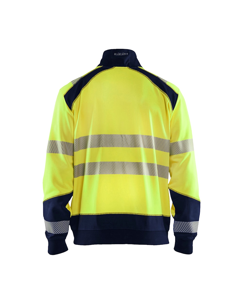 Blaklader Hi-Vis Full Zip Sweatshirt 3558 Yellow Reflective Safety Workwear