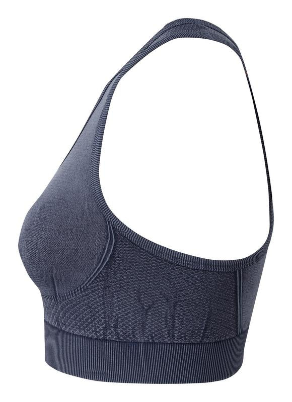 TriDri Seamless 3D Fit Multi-Sport Denim Look Bra Medium Impact XS-XL