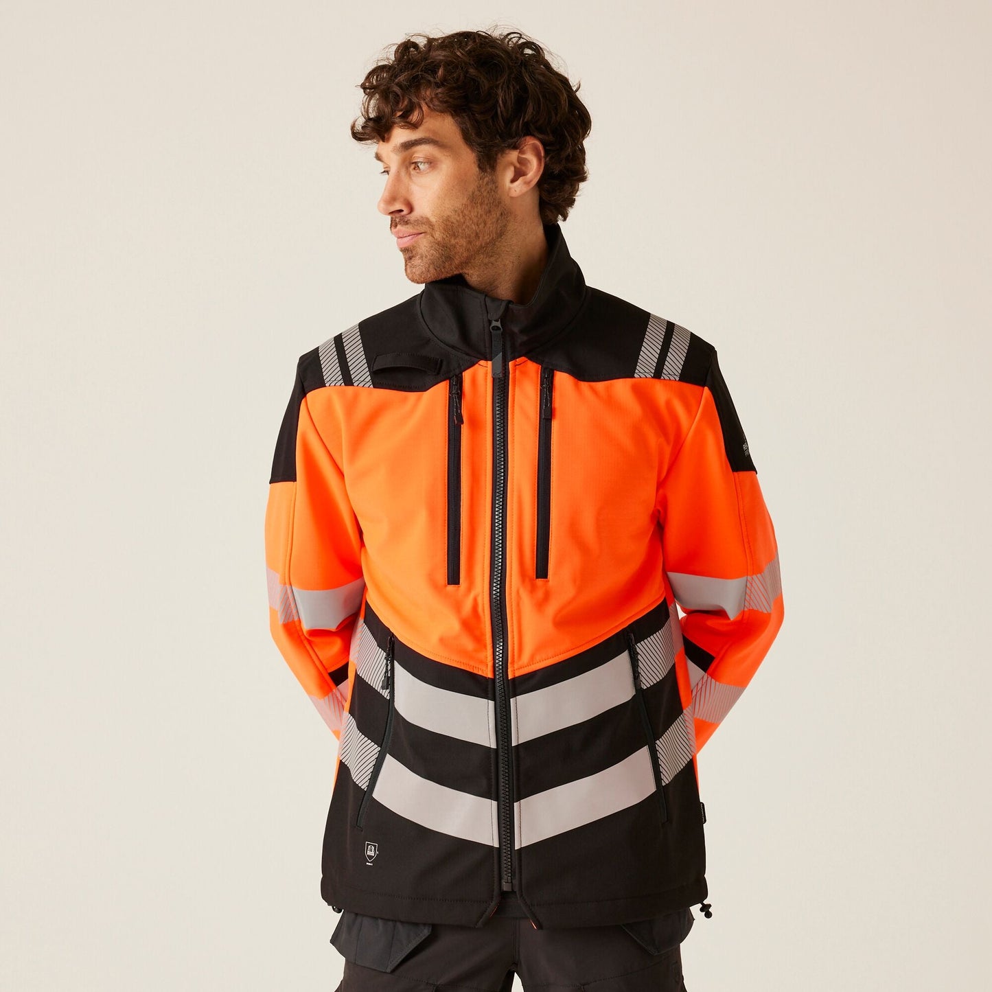Regatta Professional Hi-Vis X PRO 3 Layer Softshell Jacket Class 2 Orange