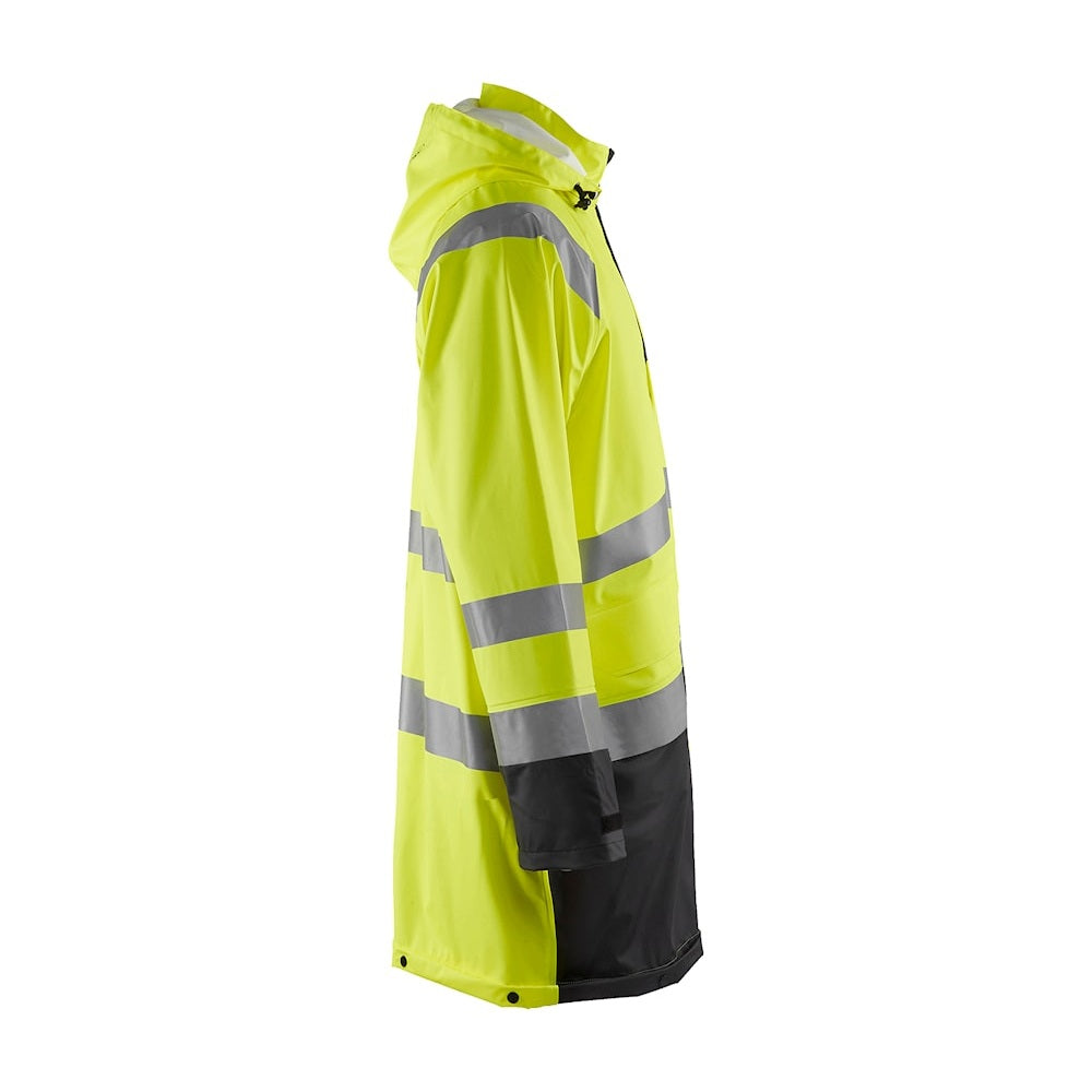 Blaklader Hi-Vis Rain Jacket Level 1 4324 Waterproof Breathable Safety Gear
